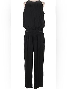 Lola & Sophie Black Sleeveless Halter Jumpsuit